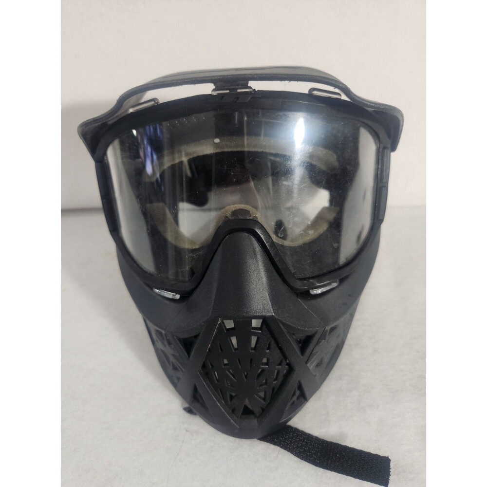 JT Paintball Protective Mask And Eyesheild Goggles Black Face Shield